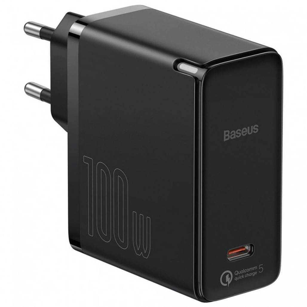 

Сетевое зарядное устройство Baseus GaN2 Fast Charger 100W + Cable (TZCCGAN-L01) Black [60981], Черный
