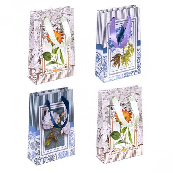 

Пакет кольоровий МІНІ «Квіти"МИКС 8×12×3,5 см