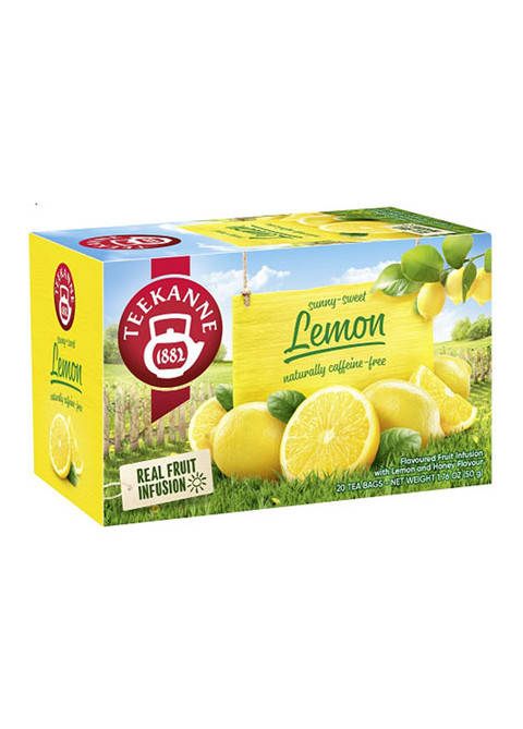 

Чай Teekanne фруктова суміш Сонячно-солодкий лимон, 20п