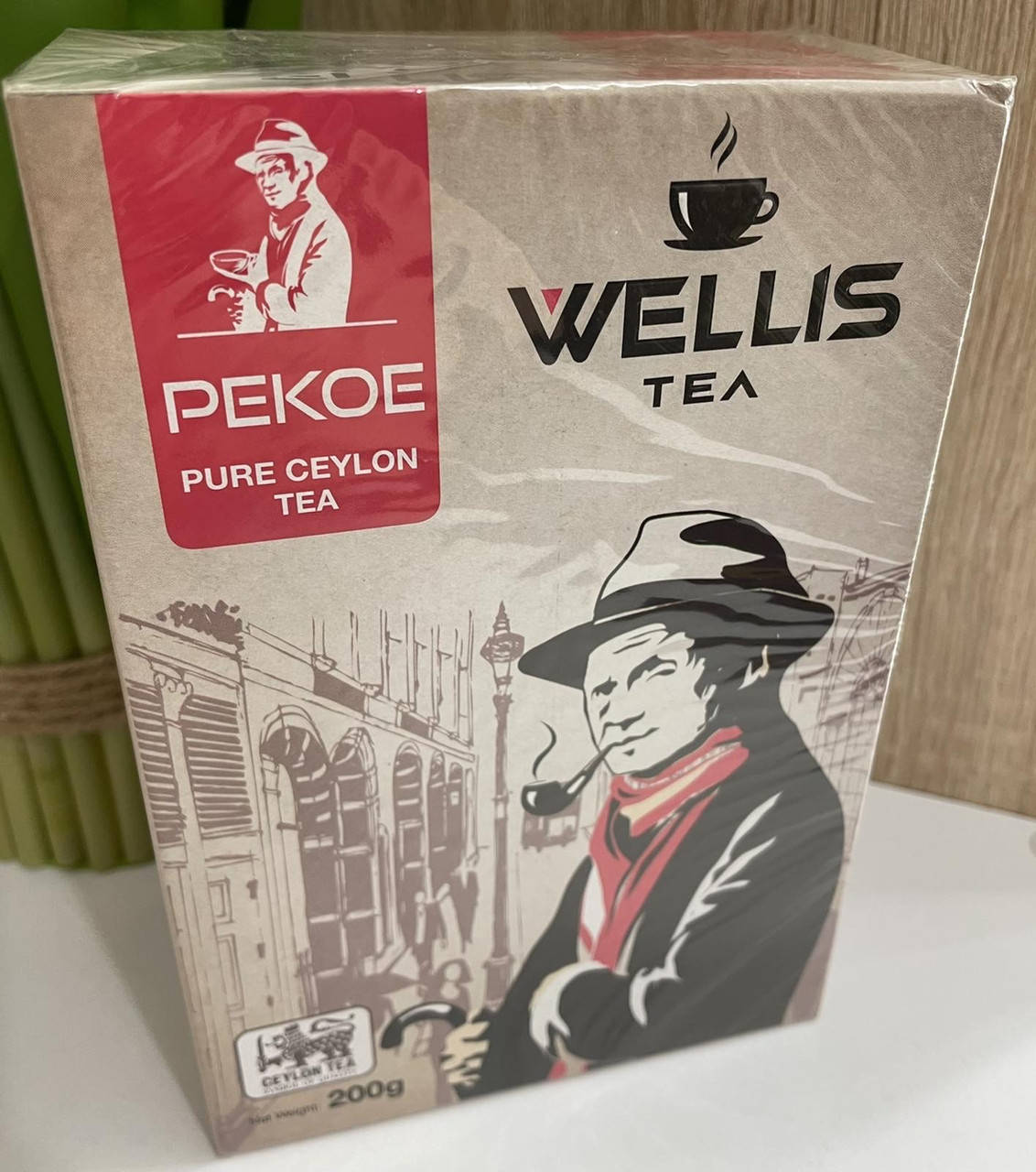 

Чай Wellis pekoe чёрный среднелистовой, 200 грамм, цейлонский, Веллис пекое