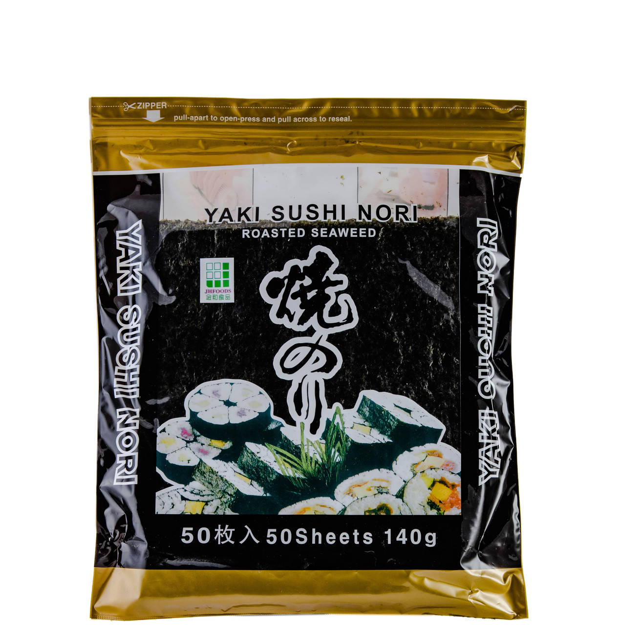 

Водоросли сушеные нори (50 листов) YAKI JHFOODS 140 г