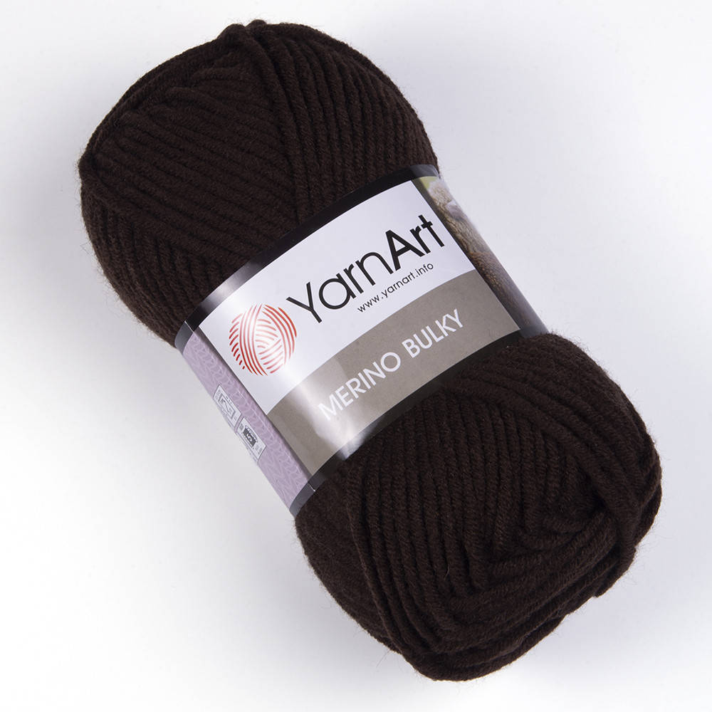 

Пряжа YarnArt Merino Bulky 116 темно-коричневый (Ярнарт Мерино Балки)