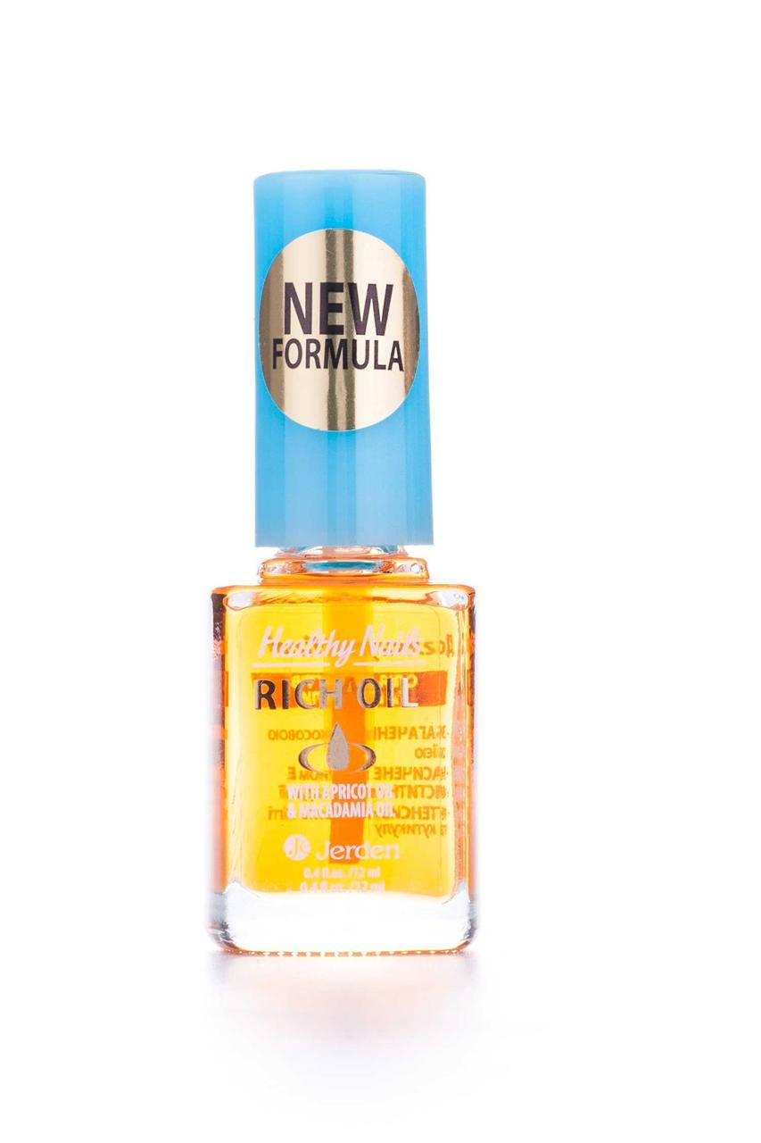 

Масло для ногтей и кутикулы абрикоса и макадамии Jerden Healthy Nails №160, Жерден 12мл
