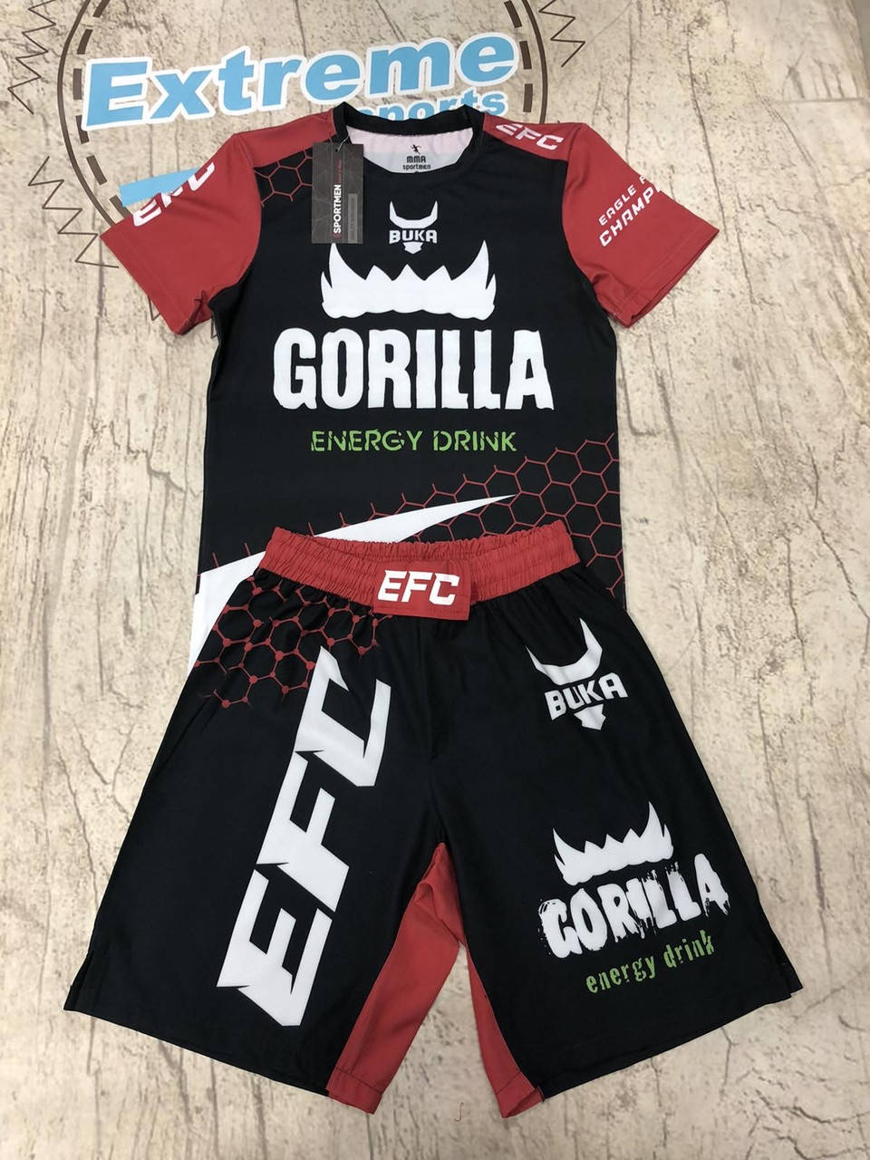 

Комплект для единоборств GORILLA, Красный