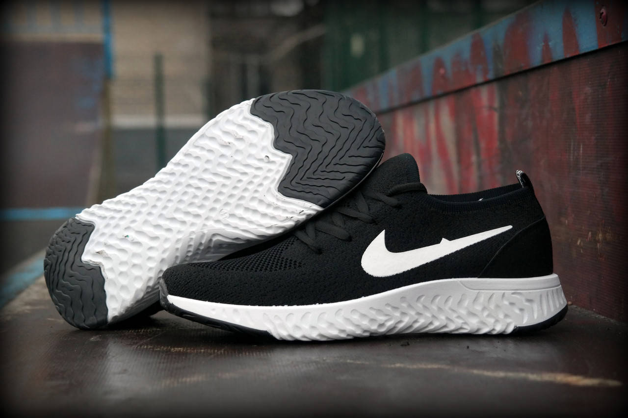 

Мужские черные кроссовки под Nike легкие ноские удобные 41, Синий