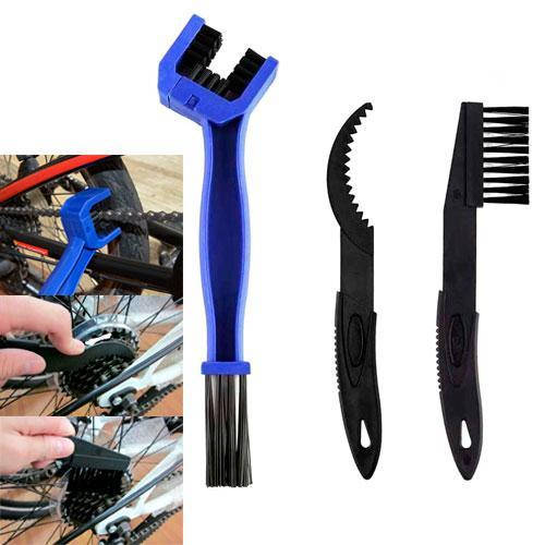 

Набор из 2 щеток и скребка для чистки велосипедной цепи, звёзд, кассеты