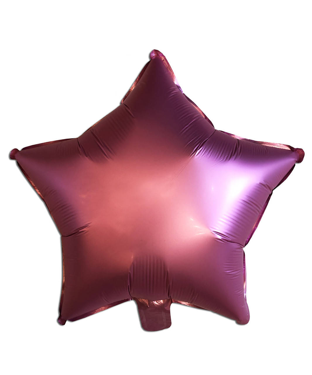 

Фольгированный шар Звезда розовая сатин диаметр 45 см (Китай), Розовый