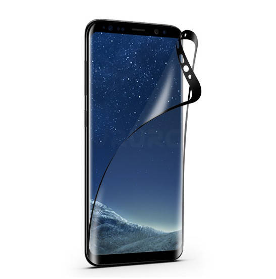 

Изогнутая защитная 3D пленка для Samsung Galaxy S8 черная, Черный