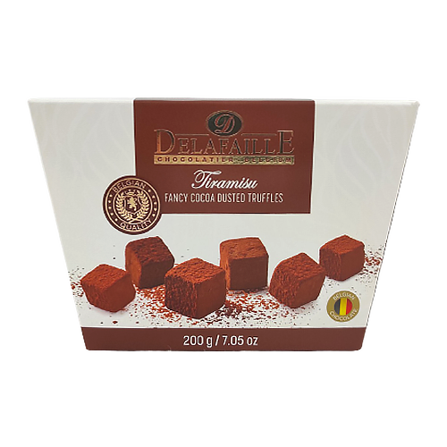 

Цукерки трюфелі тірамісу Delafaile 200g 16шт/ящ (Код : 00-00004542)