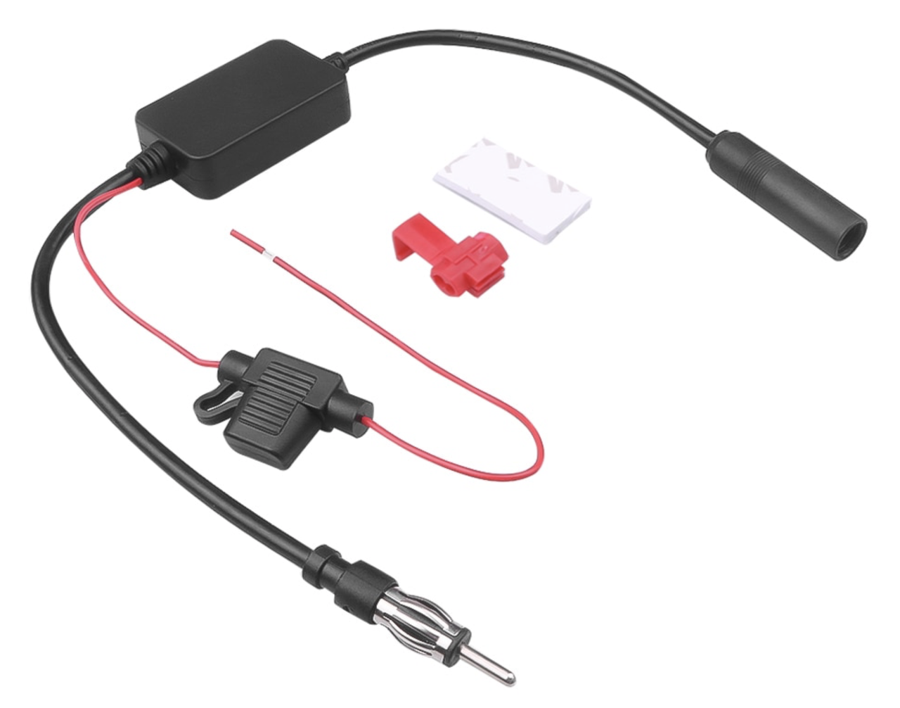 

ANT-208 усилитель FM сигнала автомобильный 12 В