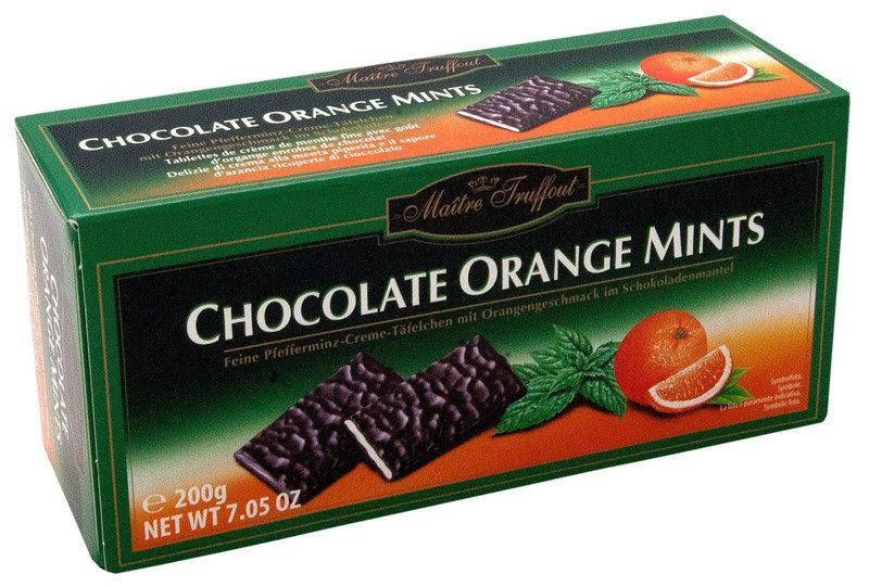 

Мятный шоколад Maitre Truffout Orange Mints 200 г