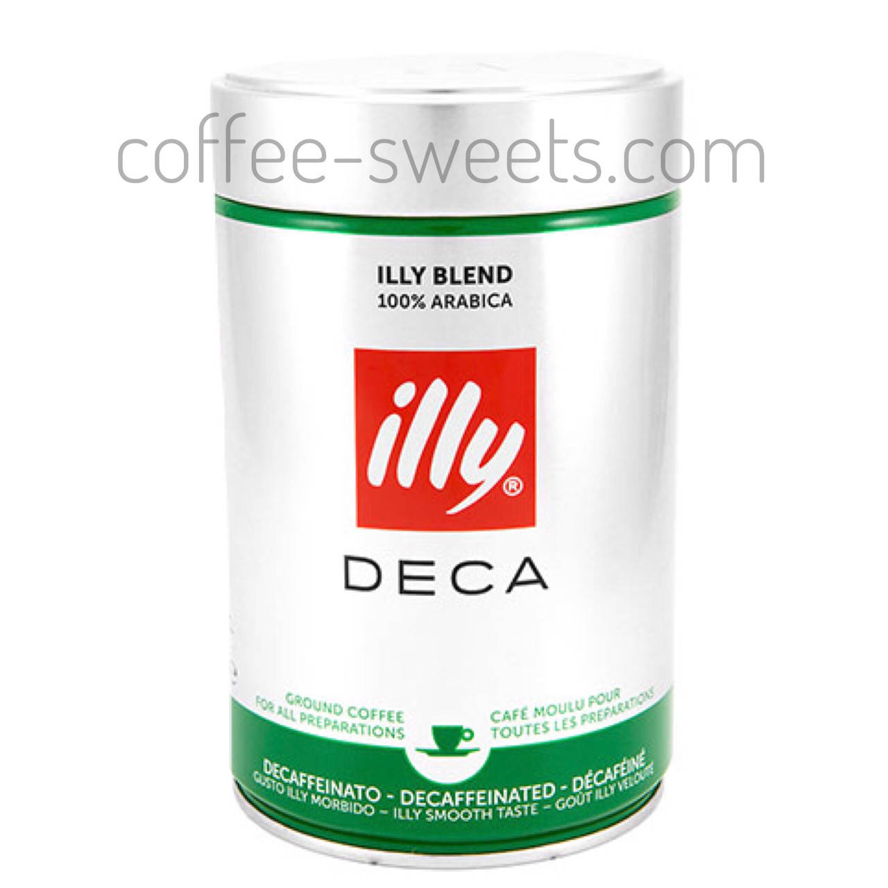 

Кофе молотый Illy Deca 250 гр