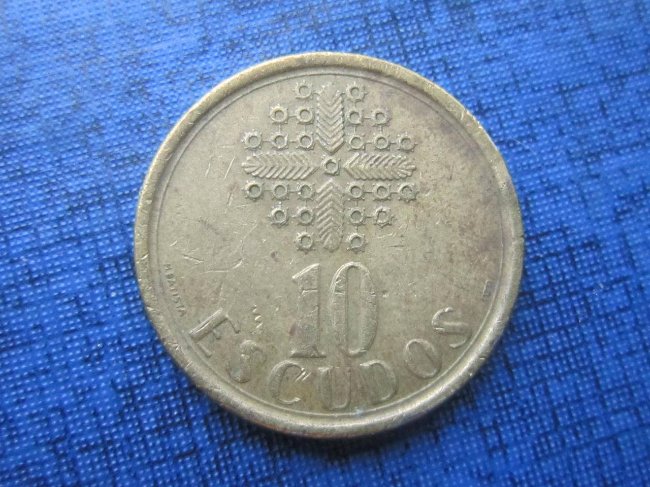 

Монета 10 ишкуду Португалия 1987 1986 1997 три года цена за 1 монету
