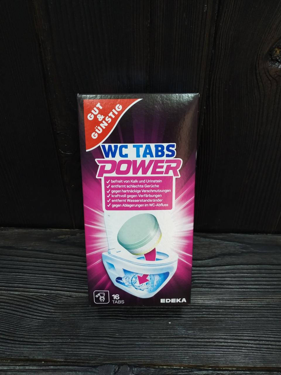 

Gut & Gunstig WC-Tabs таблетки для чистки унитаза 16 шт