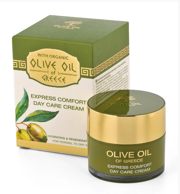 

Дневной крем мгновенный комфорт для нормальной и склонной к сухости кожи Olive Oil of Greece Биофреш 50 мл,