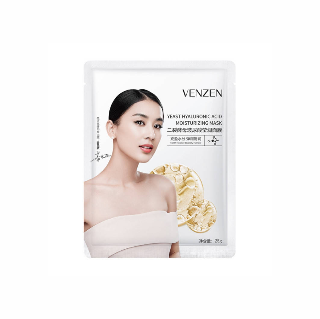 

Увлажняющая маска с гиалуроновой кислотой Venzen Yeast Hyaluronic Acid Moisturizizng Mask