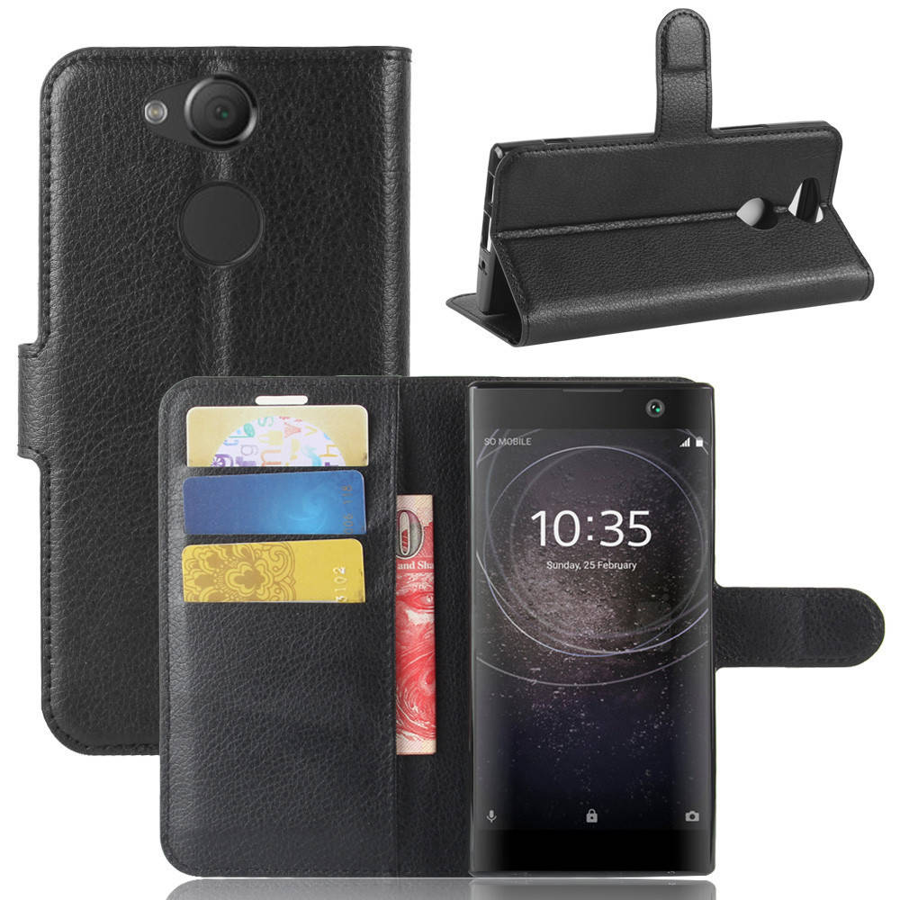 

Чехол-книжка Litchie Wallet для Sony Xperia XA2 H4113 / H4133 Черный