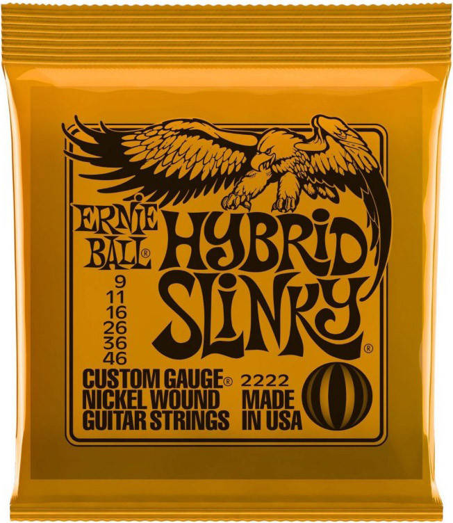

Струны для электрогитары Ernie Ball 2222 Hybrid Slinky Nickel Wound 9/46