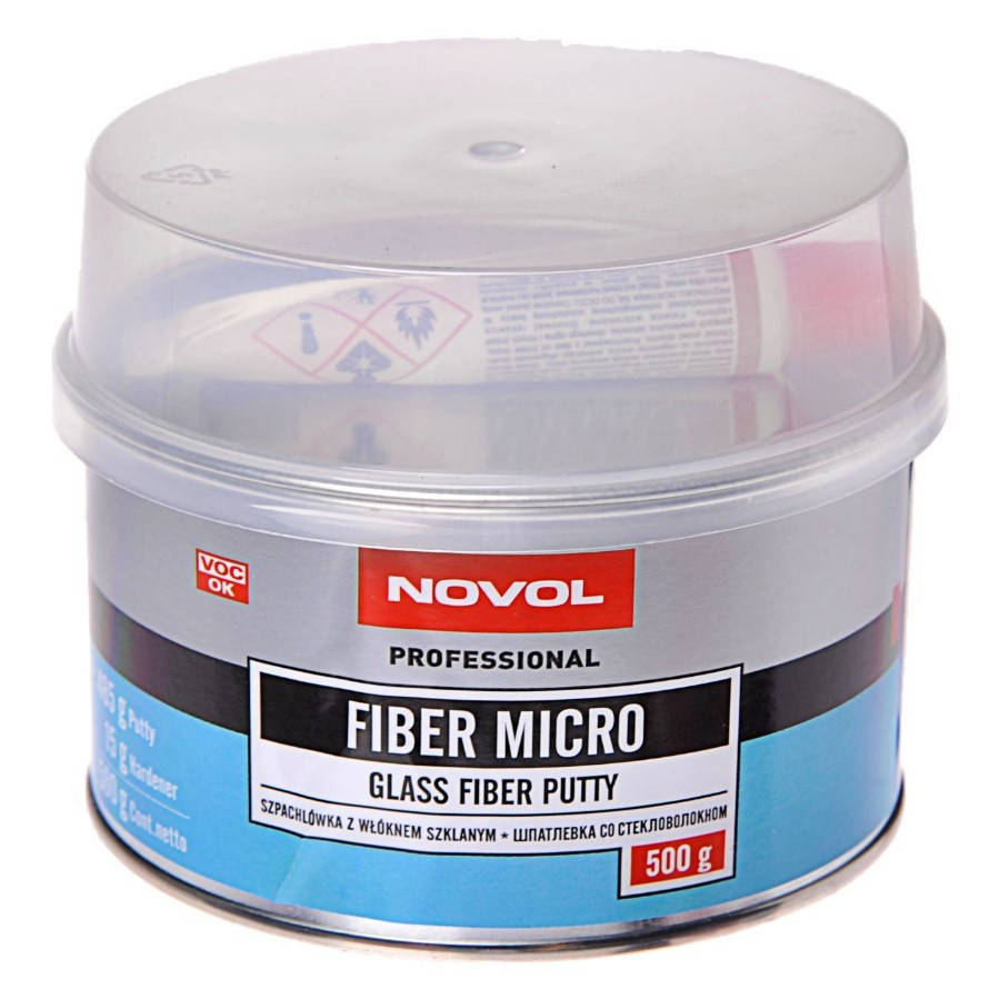

Шпаклевка Novol Fiber Micro стекловолокнистая 0.5 кг