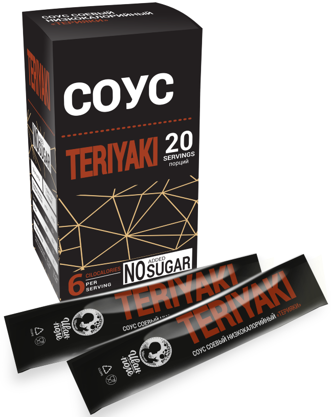 

Низкокалорийный соус в порционных стиках «Иван-Поле» Терияки (19 грамм)