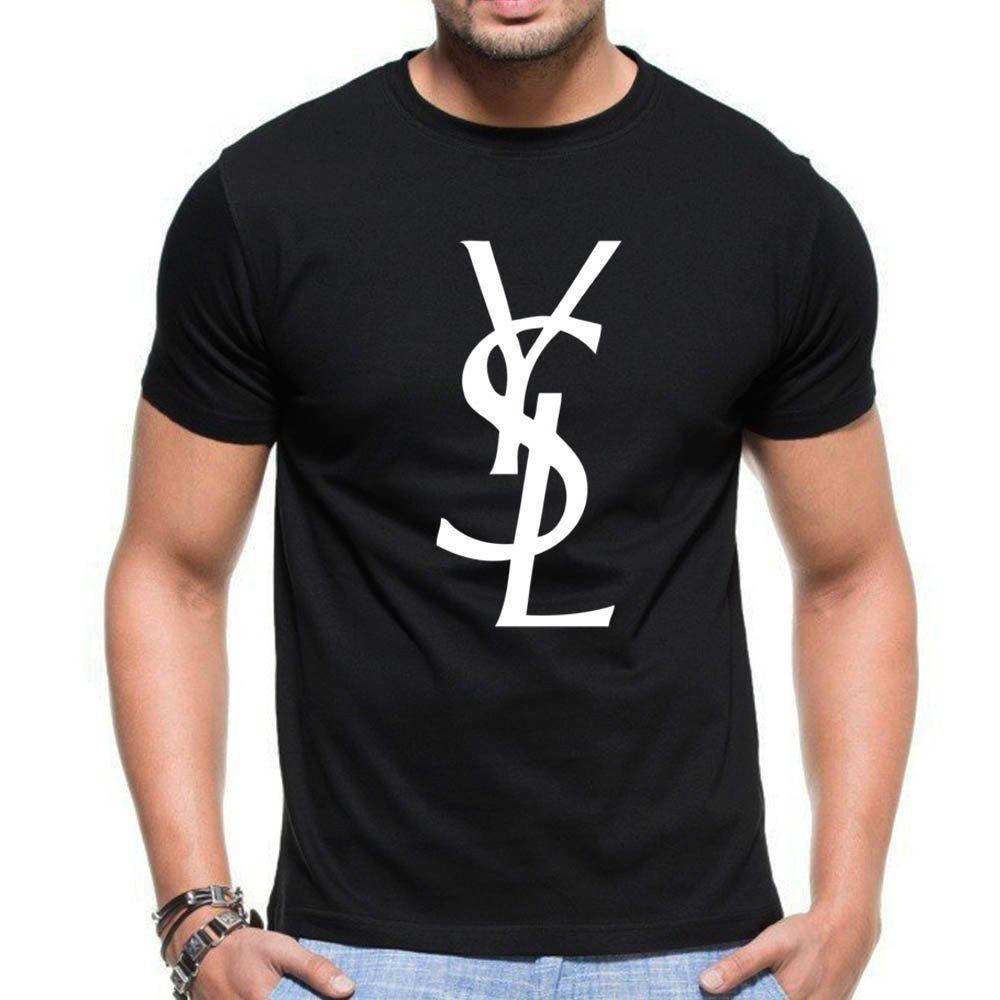 

Кэжуал футболка в стиле yves saint laurent ysl M