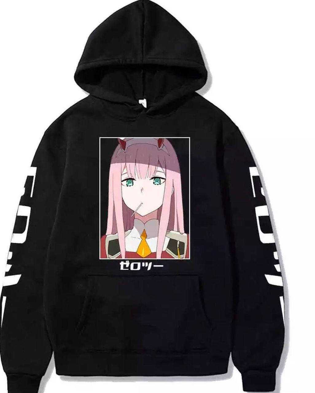 

Худи Аниме, Черный