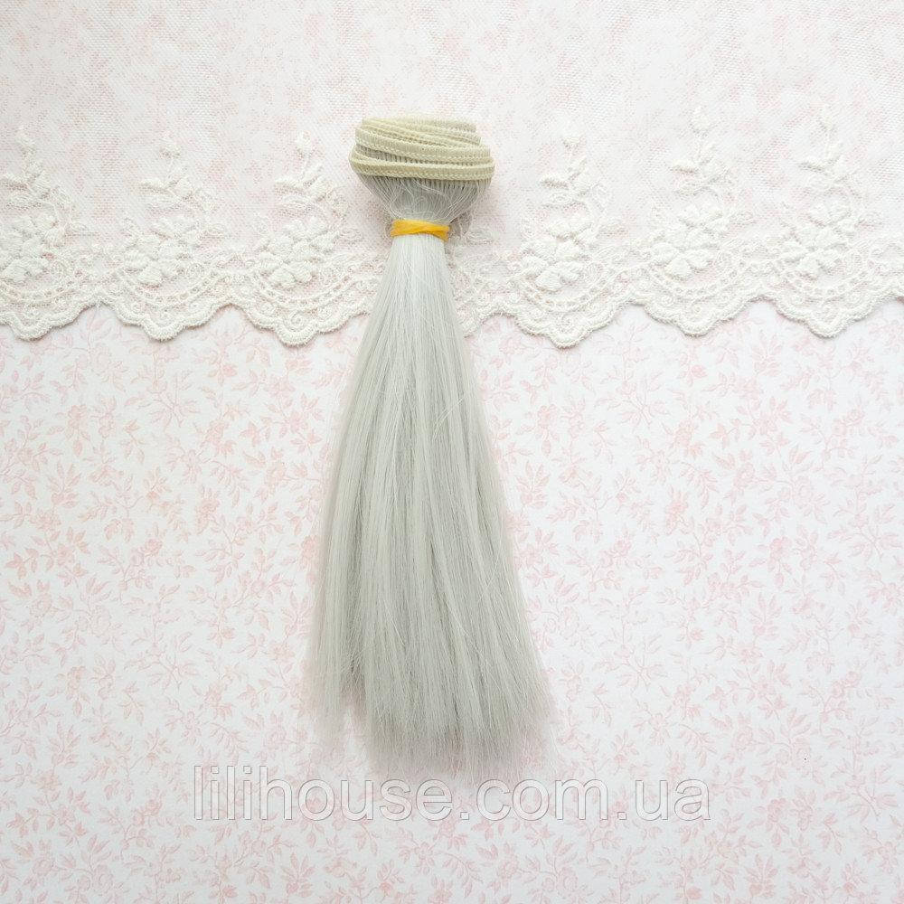 

Волосы для Кукол Трессы Прямые ПЕПЕЛ 25 см