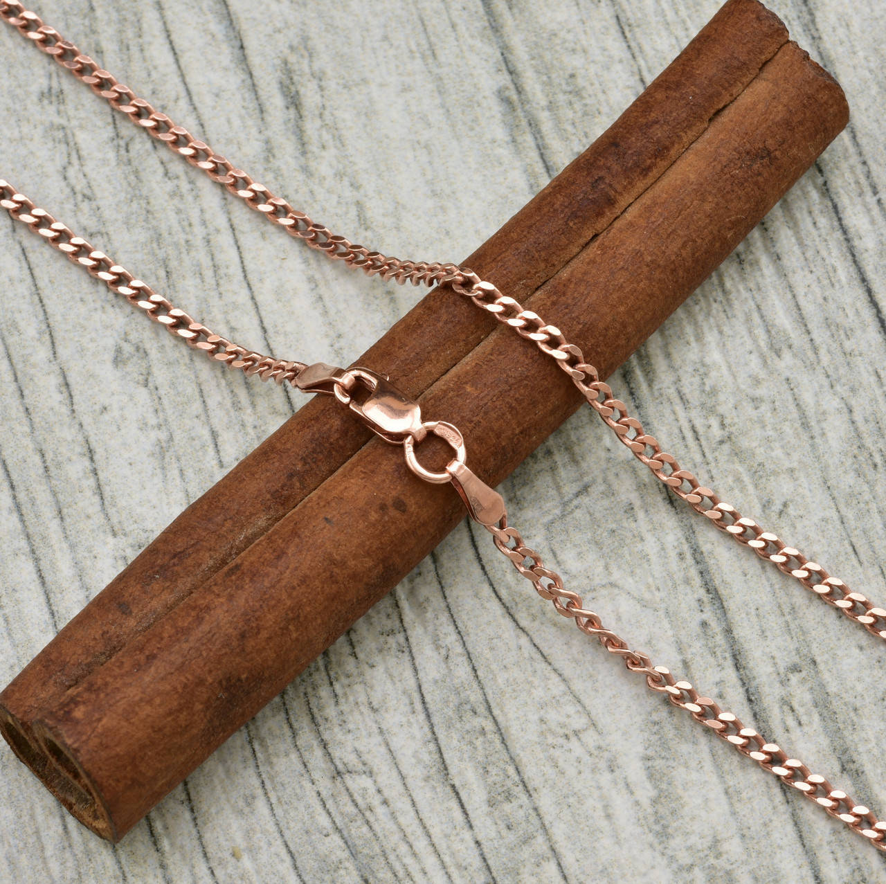 

Серебряная цепочка позолоченная Панцирная ширина 2 мм длина 50