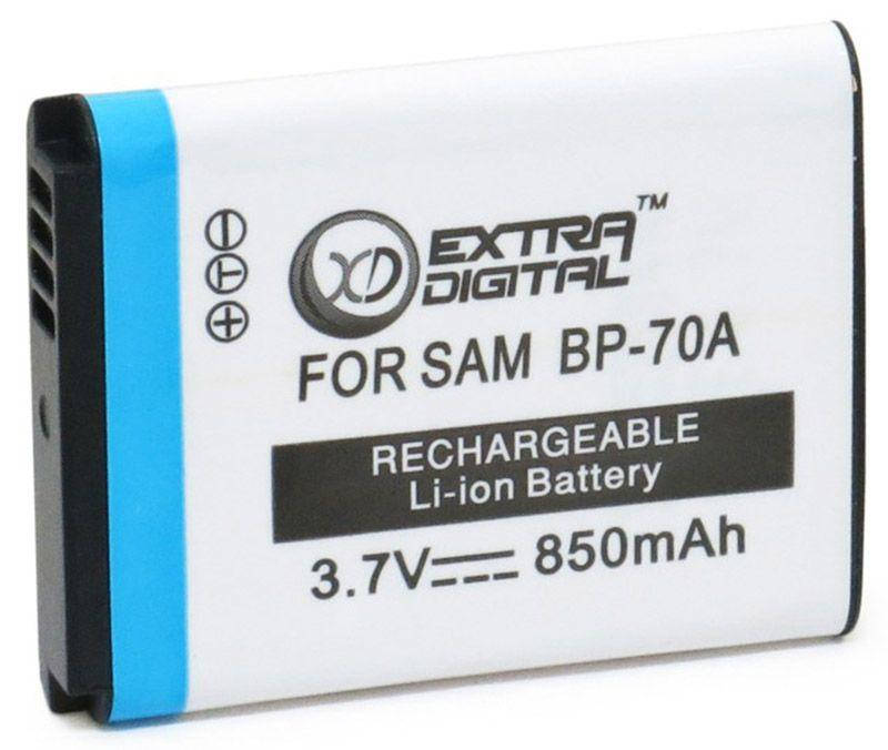 

Аккумулятор для фотоаппарата Samsung BP70A (850 mAh) BDS2606 ExtraDigital
