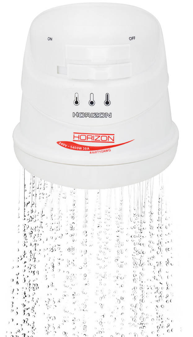 

Проточный душевой водонагреватель Horizon ST-05 5400W White (7663) alleg Качество