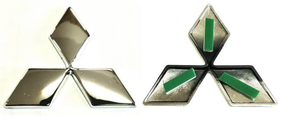 

Эмблема Mitsubishi, 87х78 мм, пластик, хром (средняя)