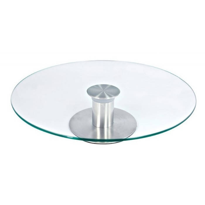 

Подставка для торта вращающаяся Empire d30 см h7 см стекло (8016 EM)