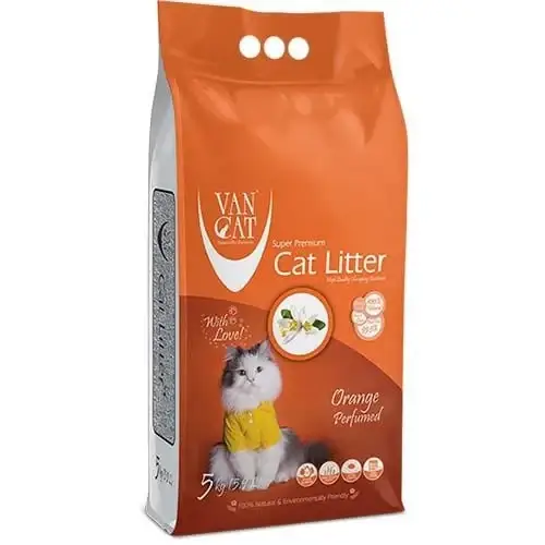 

Бентонитовый наполнитель VanCat Orange для туалета, 5 кг