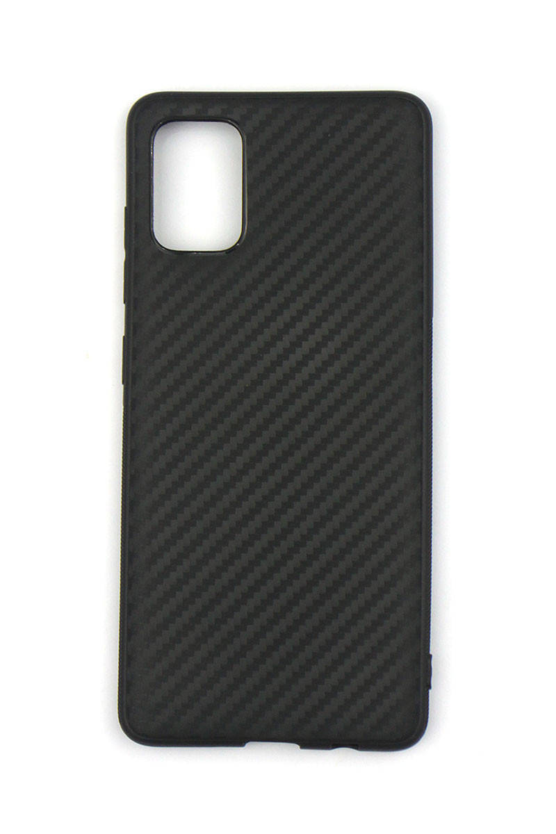

Чехол Ultra Slim Carbon на Samsung Galaxy A51 A515F Черный (Самсунг А51)