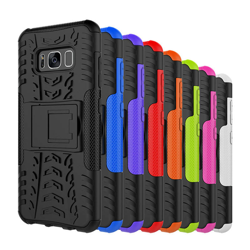 

PC + TPU чехол Armor для Samsung Galaxy S8 (8 цветов) черный