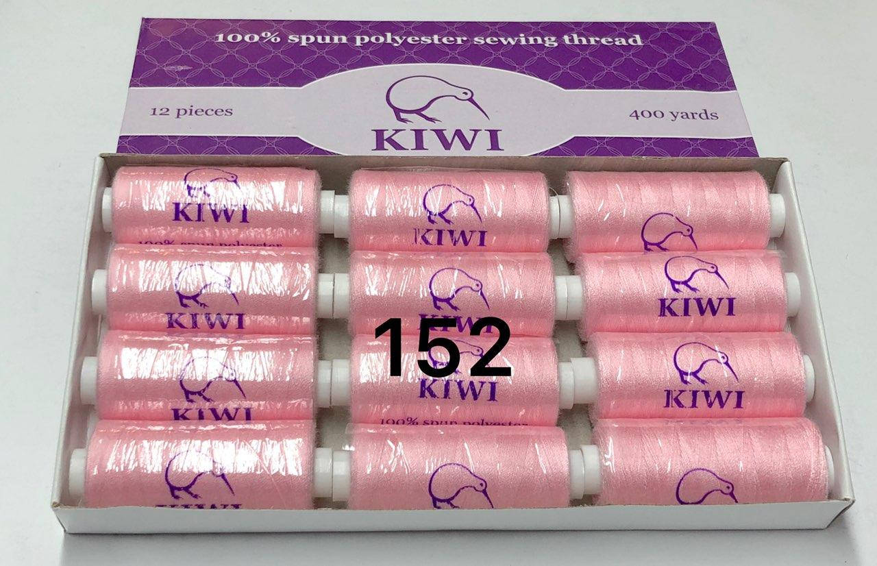 

Швейные нитки 40/2 152тон полиэстер Kiwi Киви 400ярдов