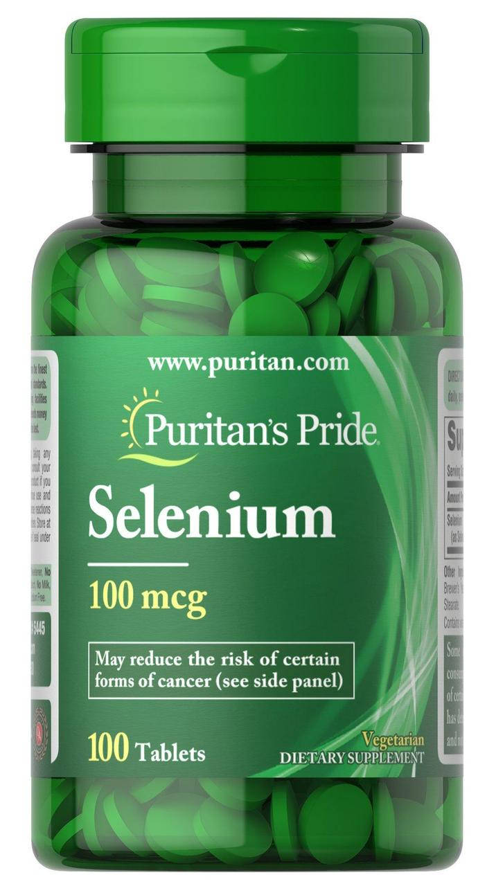 

Селен Puritan's Pride - Selenium 100 мкг (100 таблеток)