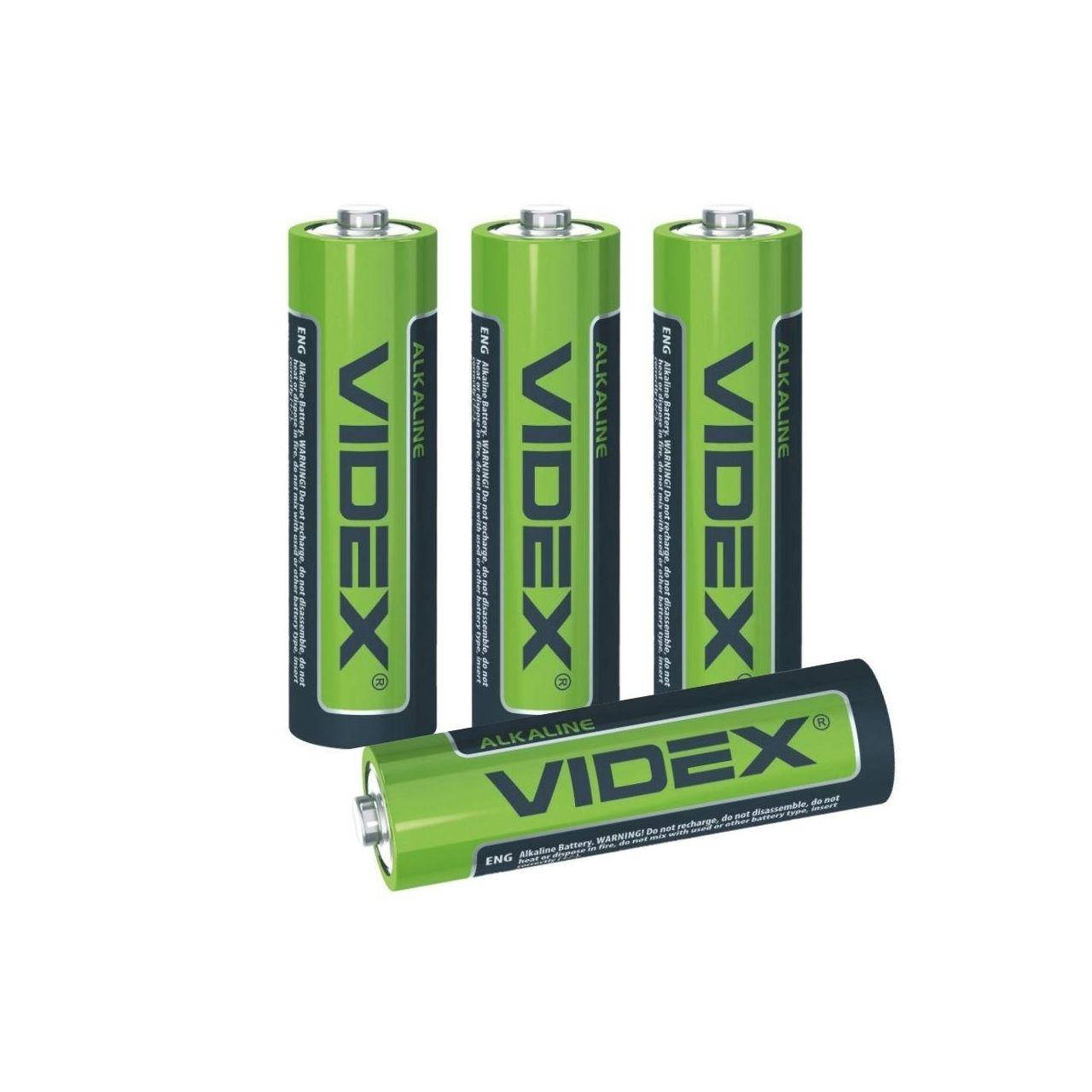 

Батарейки Videx AA (LR6) щелочные 1.5V пальчиковые 4 шт