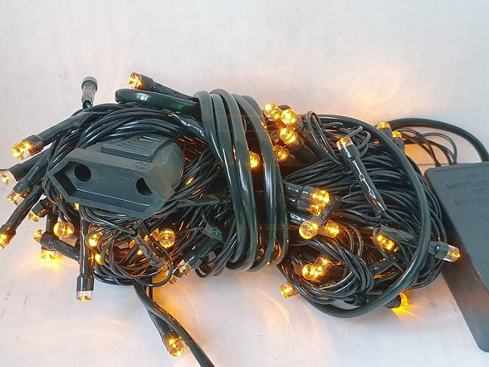 

Гирлянда на 100 LED желтая