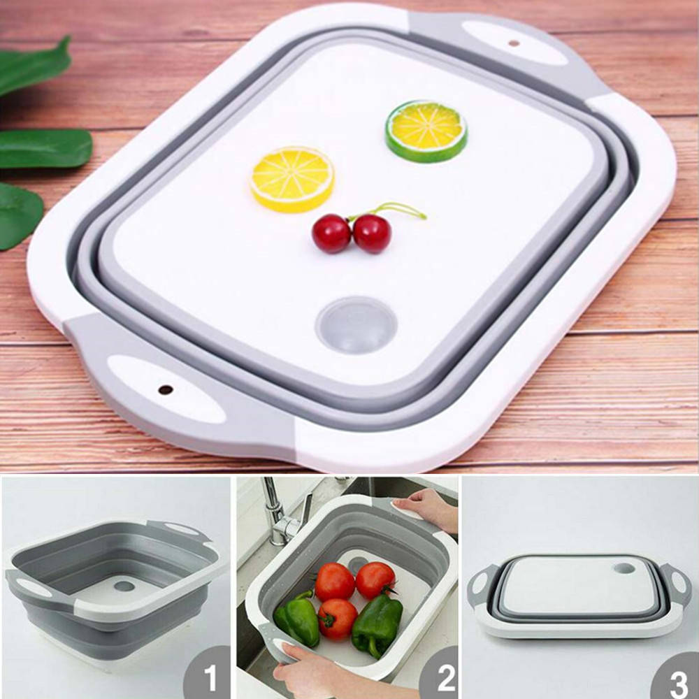 

Доска разделочная складная 3 в 1, доска-корзинка, доска-трансформер 65-CB