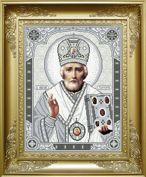 

КРВ-42. Схема для вишивки бісером Святий Миколай Чудотворець