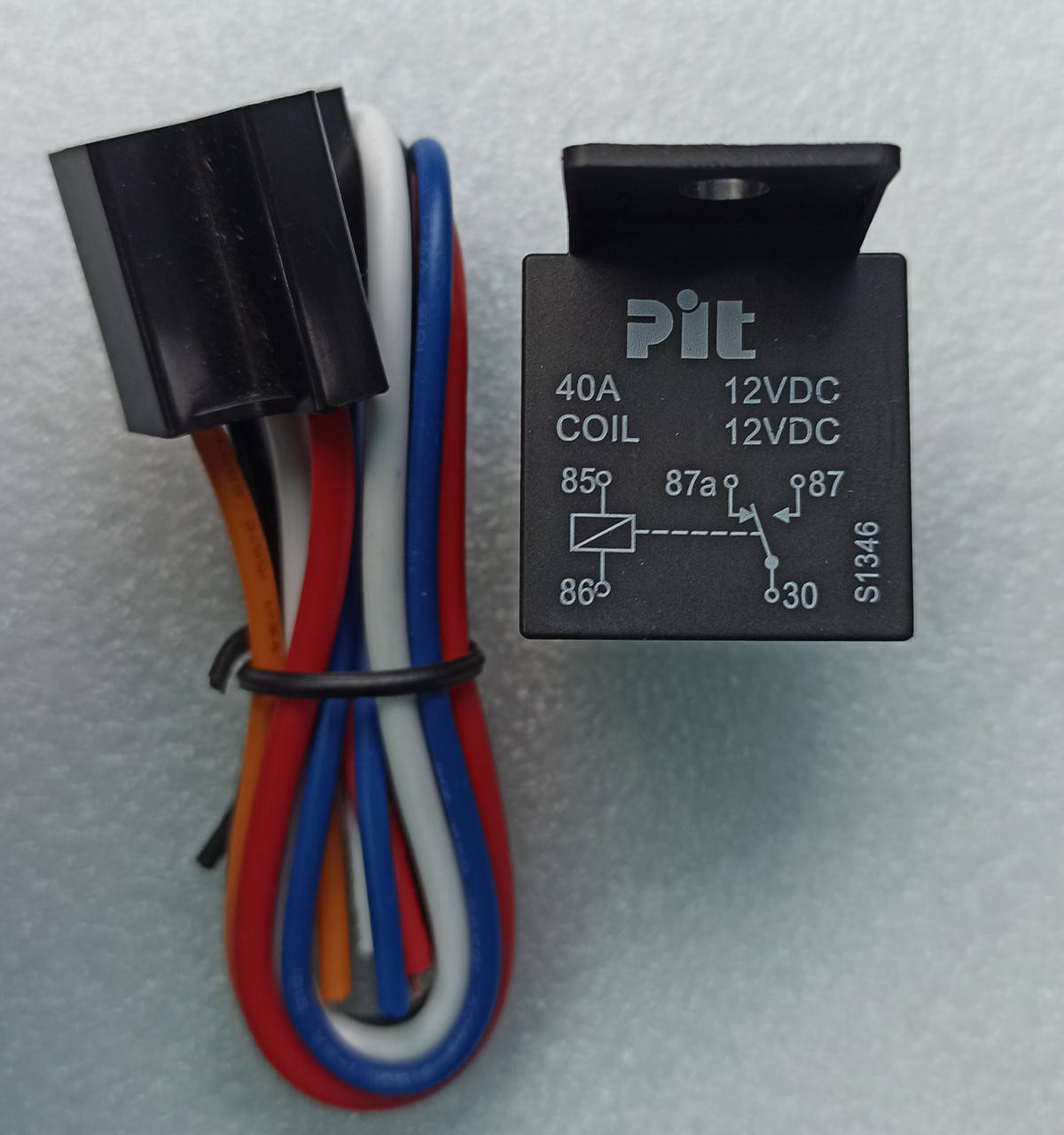 

Реле Pit (40A,12B) /Пятиконтактное реле 40 А 12 В DC с гнездом.