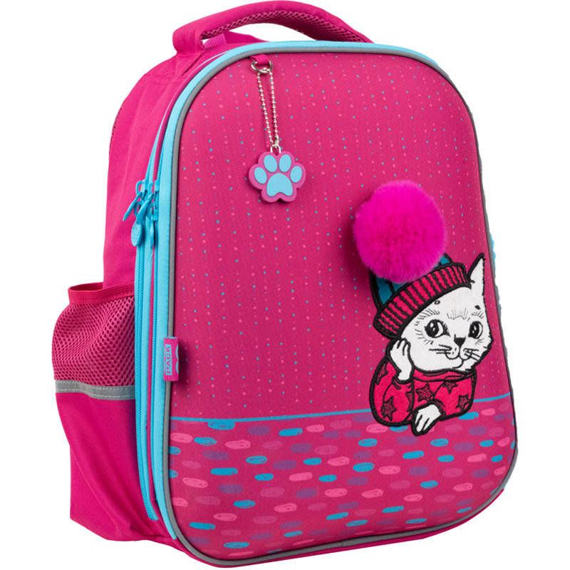 

Рюкзак GoPack Education полукаркасный Cute cat GO21-165M-2, Розовый