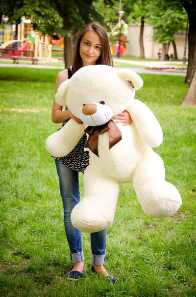 

Мишка Бойд 125 см/ 75 см Шампань
