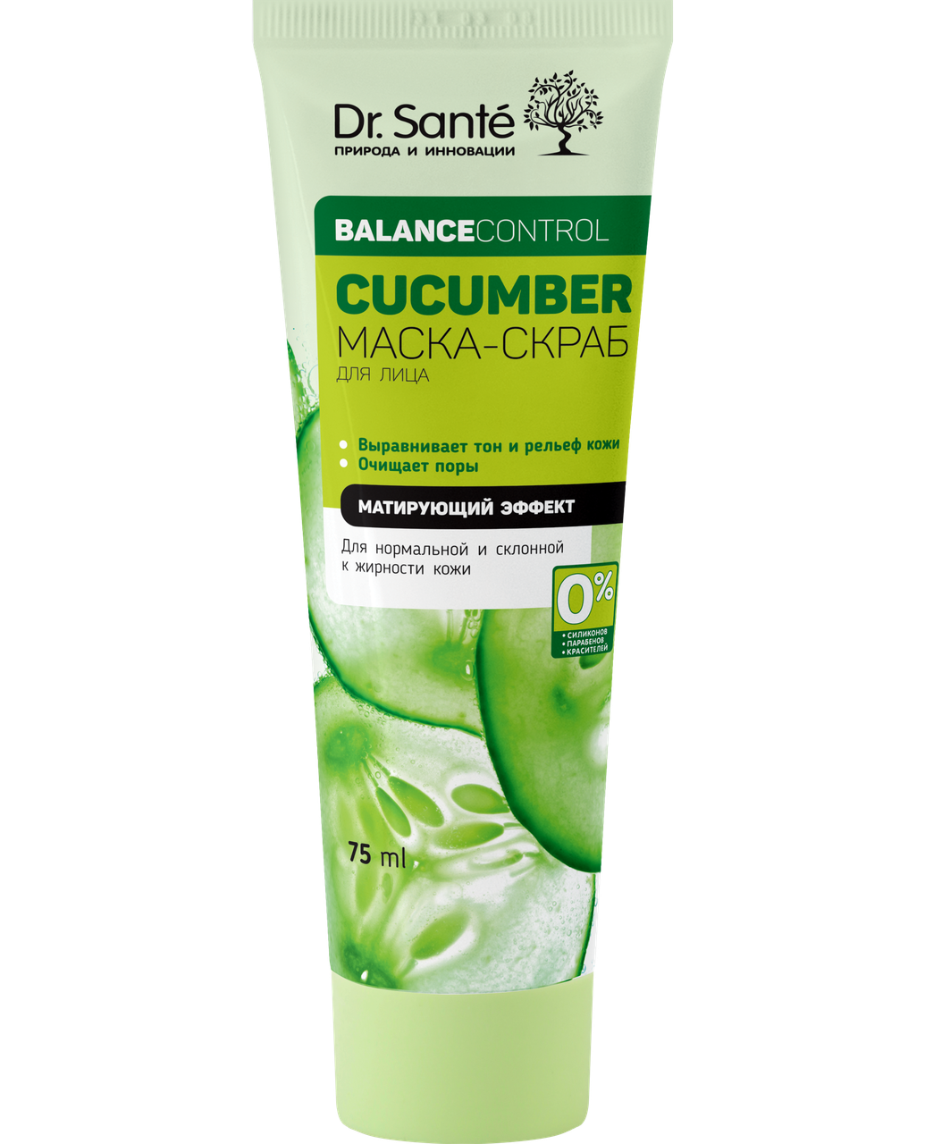 

Маска-скраб для лица 75мл Dr.Sante Cucumber