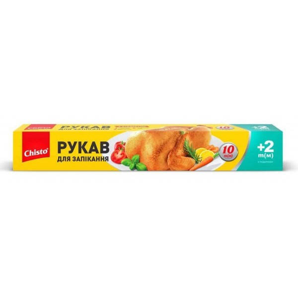 

Рукав для запекания Чисто с завязками, 10 + 2 м