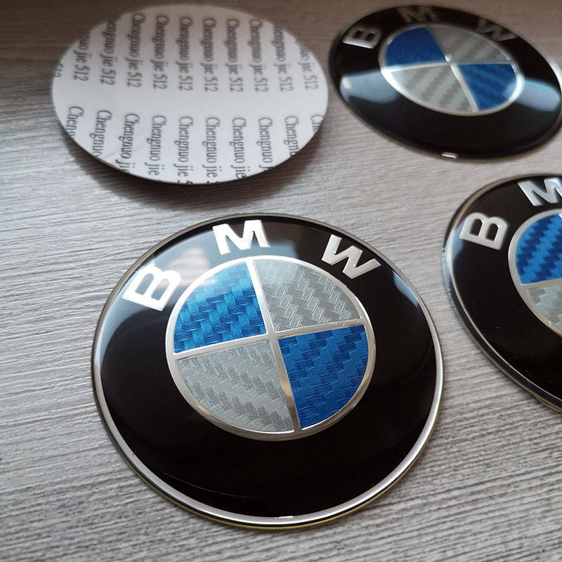 

Наклейки на диски bmw carbon (65 мм) 4шт