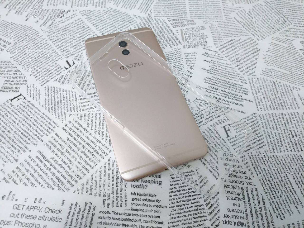 

Прозрачный ультратонкий силиконовый чехол для Meizu (Мейзу) M6 Note