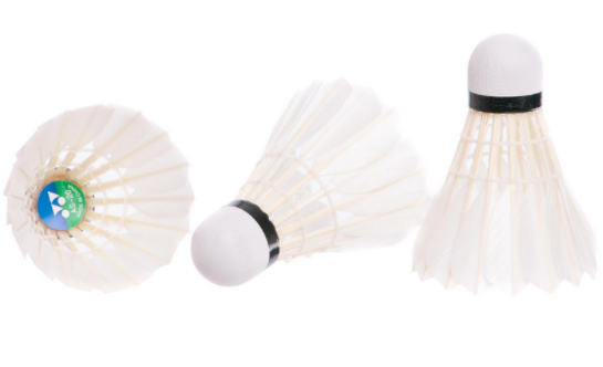 

Волан для бадминтона перьевой YONEX (1шт) AEROSENSA White AS-30(AS-30)