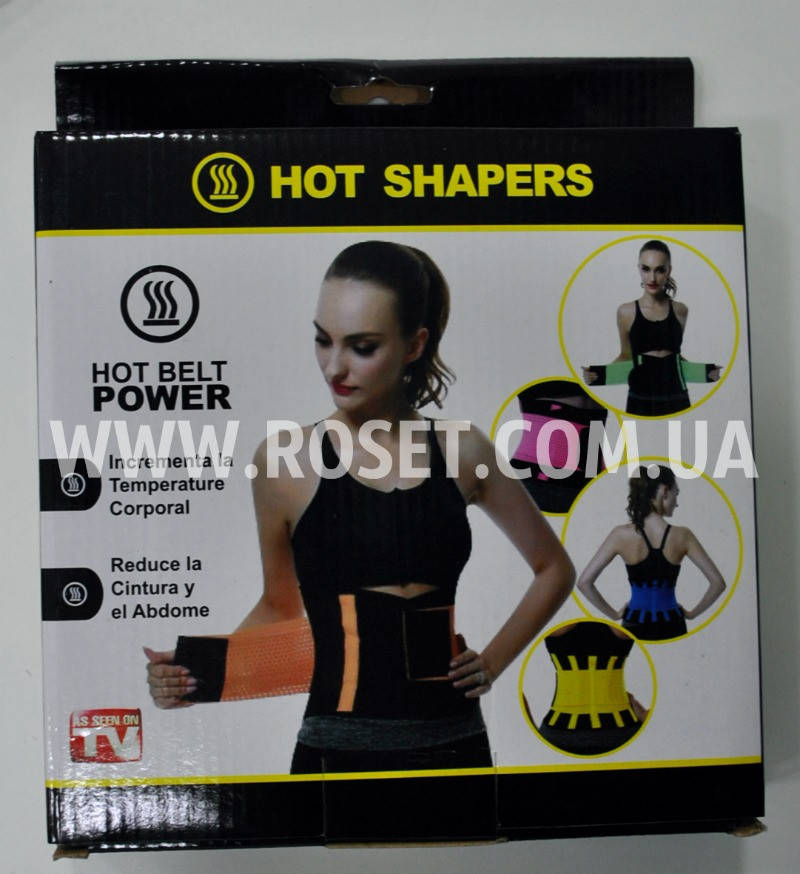 

Спортивный утягивающий пояс с "эффектом сауны" - Hot Shapers Belt Power (утягивающий)